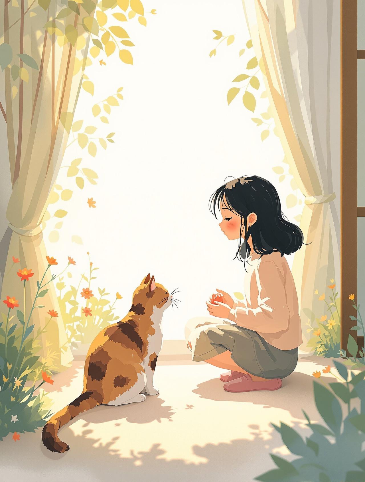 58漫画 - 流浪猫与少女